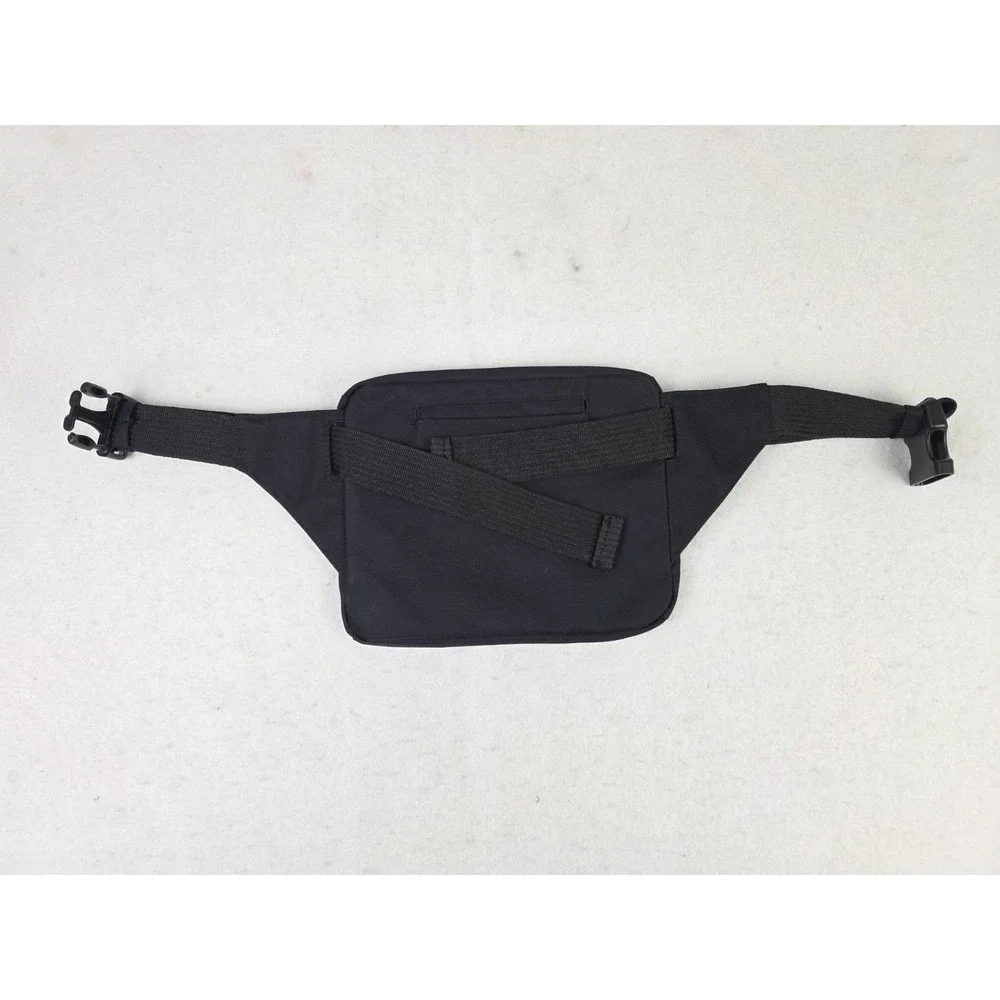 Beis Fanny Pack Sport Bag Black Crossbody Minimal Travel W/ Pacifier Holder